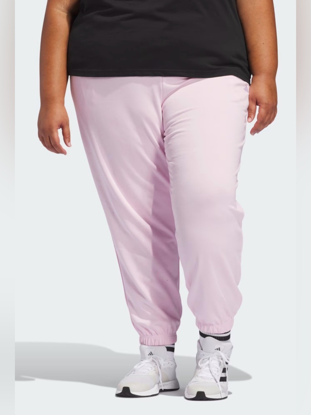 Adidas Essentials NWT Logo French Terry Cuffed Pants Size 1X